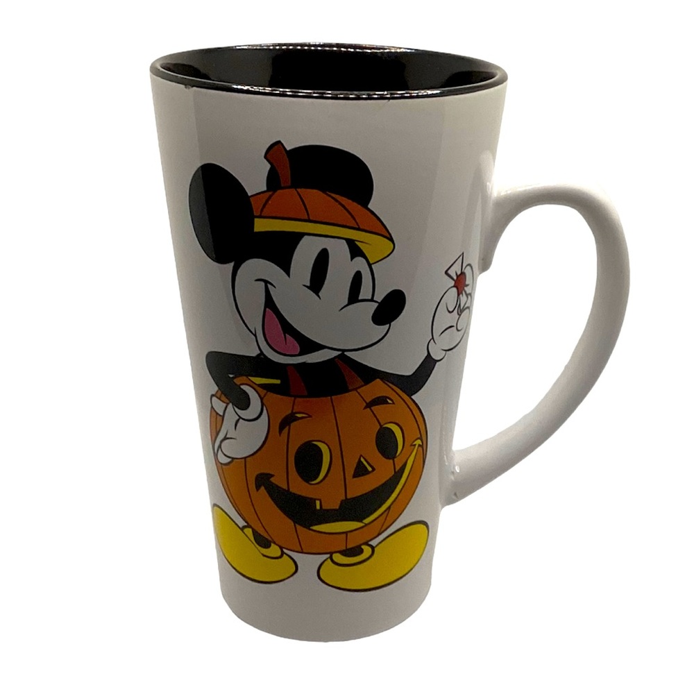 $10 Deals! Disney Mickey Mouse Halloween Pumpkin Coffee Tea Mug 14oz